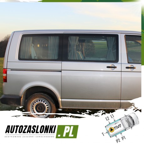 Zasłonki zaciemniające do VW Volkswagen T5 T6 Transporter-2015)